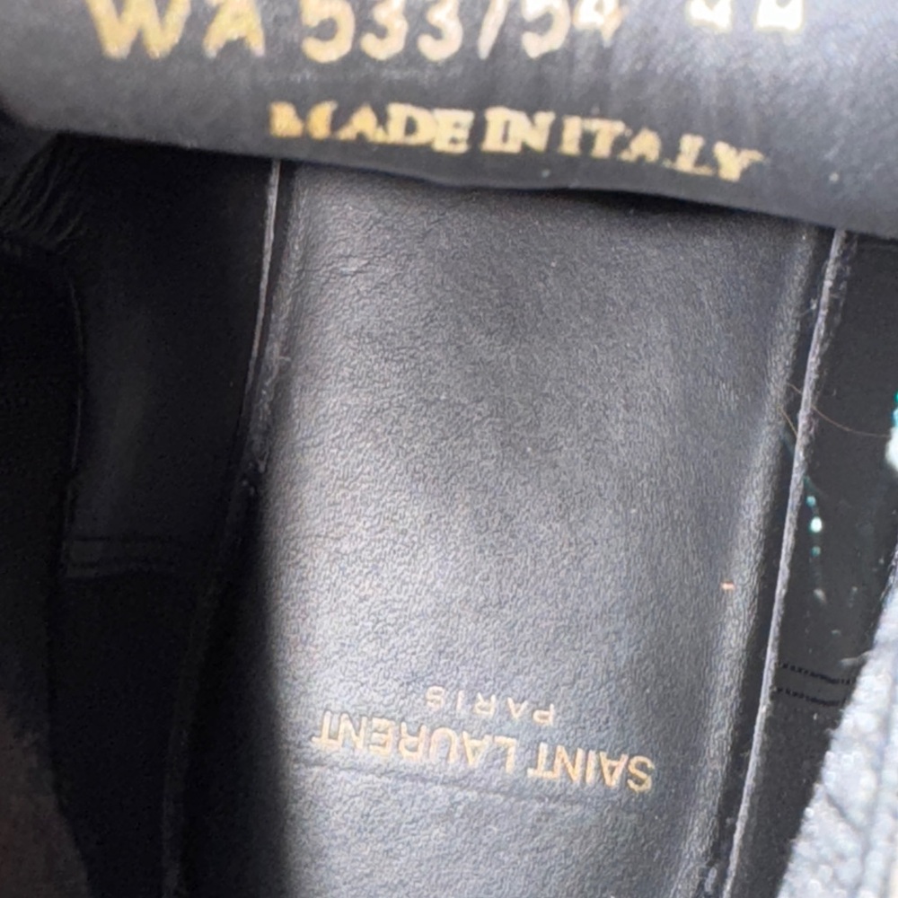 Saint Laurent Suede Chelsea Boots - Picture 15 of 15